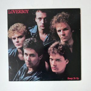 Vintage Loverboy Keep It Up vinyl record, 1983 first pressing, original record